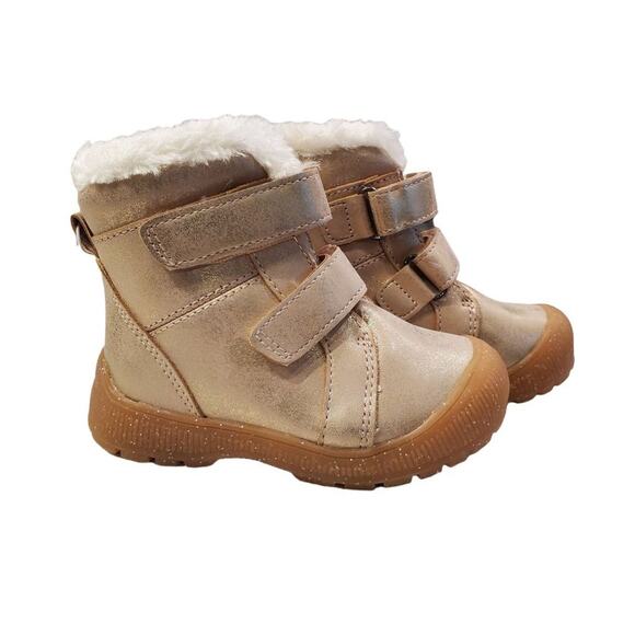 Girls Pink Snow Boots Pink Eli Toddler Boots Childrens Boots Size 6 Pink Glitter - Picture 11 of 11